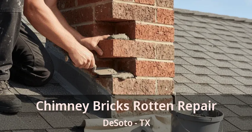 Chimney Bricks Rotten Repair DeSoto - TX