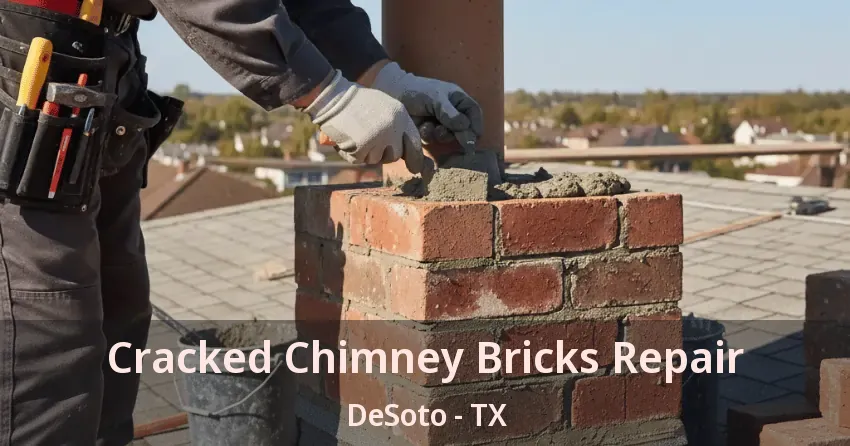 Cracked Chimney Bricks Repair DeSoto - TX